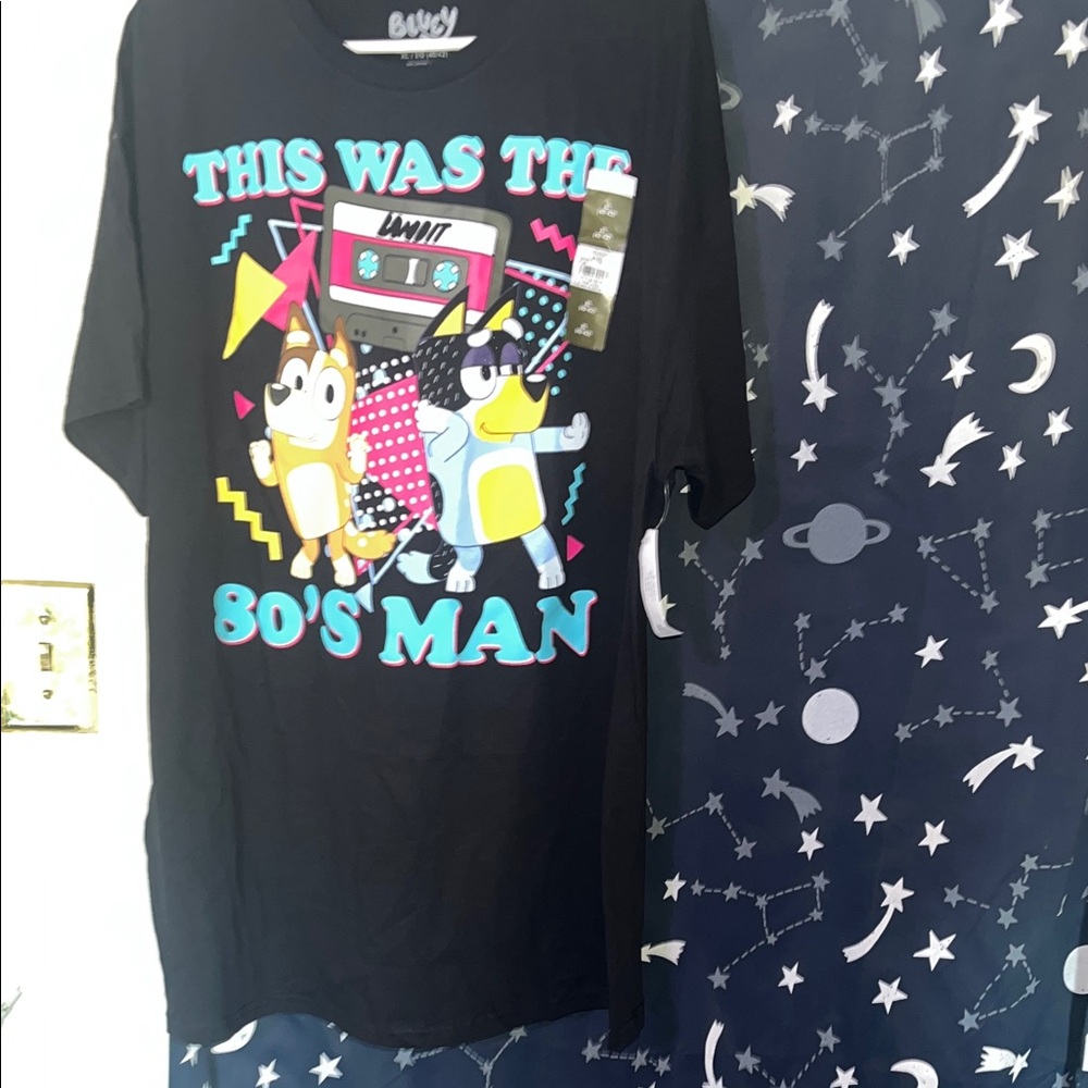Black 80's Graphic Tee by [Brand]